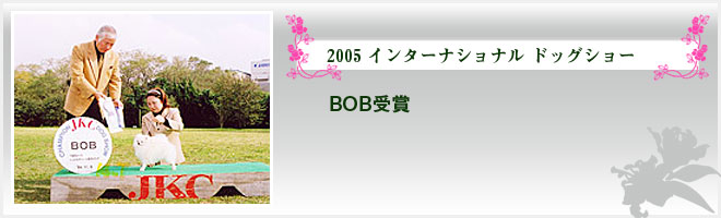 2004 千葉西ルートシックスティーン愛犬クラブ（BOB受賞）
